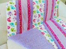 baby girl quilt in cuddle