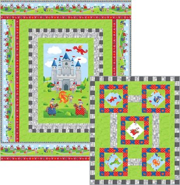 Knights At Play Quilt Patterns by Kate Colleran