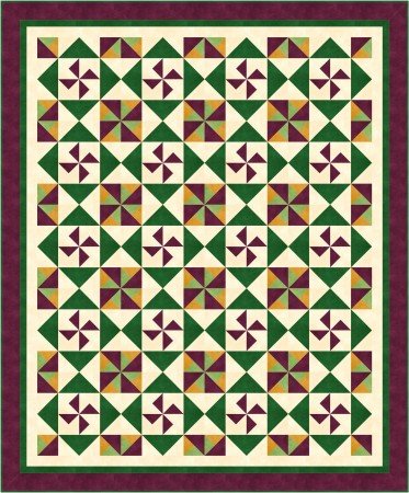 red and green quilt