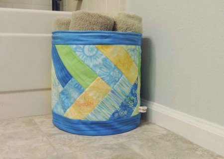 towel storage using a pop up