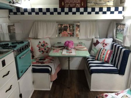 inside the camper