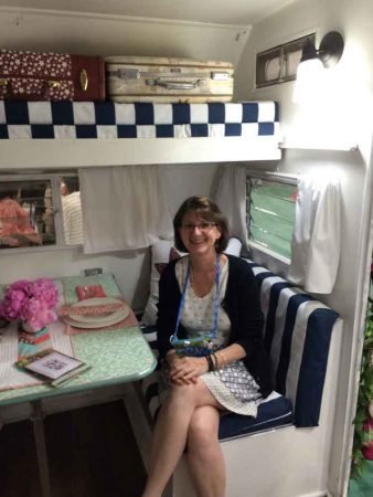 Me in the camper- I think I need one of these!