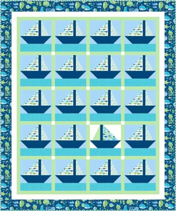 Sail Away Quilt Pattern Kate Colleran Designs