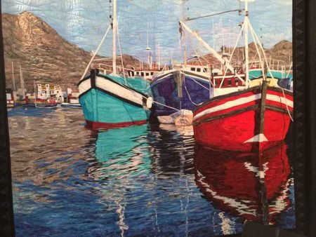 Cynthia England's quilt Reflections of Cape Town
