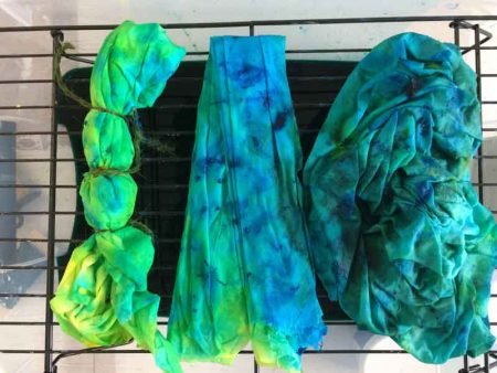 Ice Dyeing Tutorial featured by top US quilting blog and shop, Seams Like a Dream Quilt Designs.