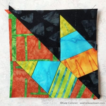 Paper Piecing Quilt method, a tutorial featured by top US quilting blog and shop, Seams Like a Dream Quilt Designs