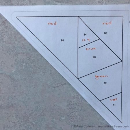 Paper Piecing Quilt method, a tutorial featured by top US quilting blog and shop, Seams Like a Dream Quilt Designs