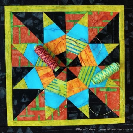 Paper Piecing Quilt method, a tutorial featured by top US quilting blog and shop, Seams Like a Dream Quilt Designs