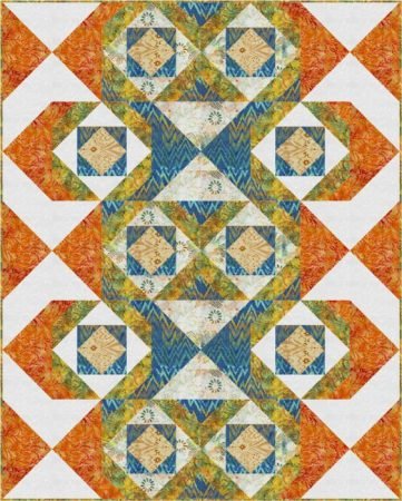 In and Out, a quilt design by Kate Colleran
