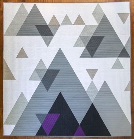 Mountain Joy - a modern quilt by Kate Colleran