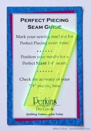 Exploring the Basics: How to Achieve the Perfect ¼” Seam featured by top US quilting and sewing shop, Seams Like a Dream Quilt designs, explains how to get the perfect ¼” Seam