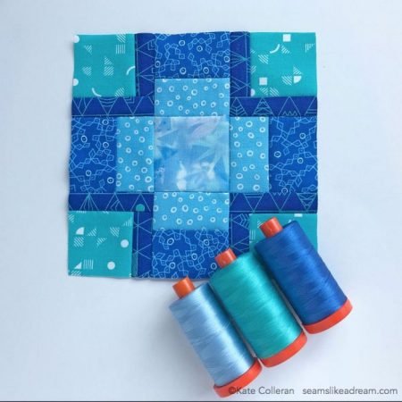 100 Quilt Blocks in 100 Days featured by top US quilting blog and shop, Seams Like a Dream Quilt Designs: Aurifil thread