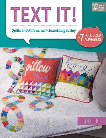 Text It! Book review featured by top US quilting blog and shop, Seams Like a Dream Quilt Designs