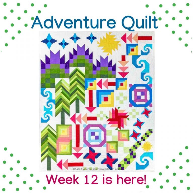 Adventure Quilt- Week 12 is here!