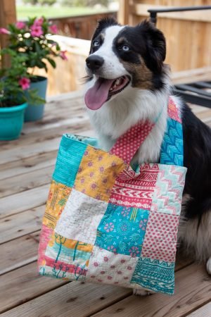 Annie's Market Bag Summer Adventures featured by top US quilting blog and shop, Seams Like a Dream Quilt Designs.
