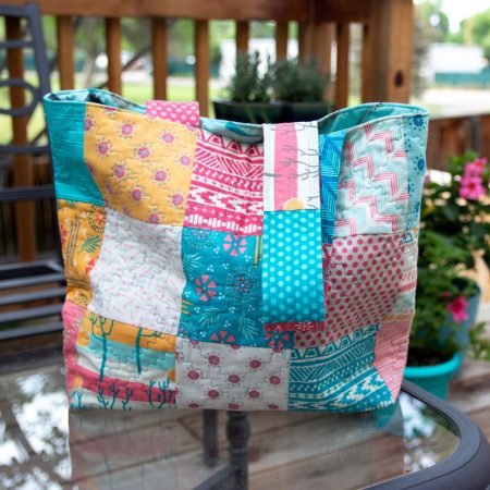 Annie's Market Bag Summer Adventures featured by top US quilting blog and shop, Seams Like a Dream Quilt Designs.