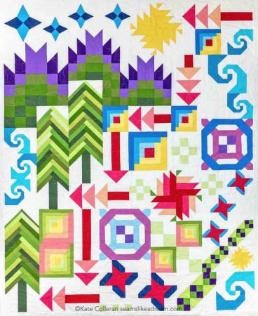 Exploring Quilting Basics: How to Plan Quilt Layouts, featured by top quilting blog, Seams Like a Dream Quilt Designs, shows examples of different quilt layouts.