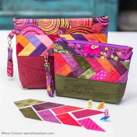 Top 10 Last Minute Quilting Gifts for quilters featured by top US quilting blog Seams Like a Dream Quilt Designs: image of Top selling bag pattern with braid accent.