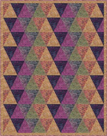 Quilting Projects for the Speakeasy Fabrics featured by top US quilting blog, Seams Like a Dream.: triangle quilt