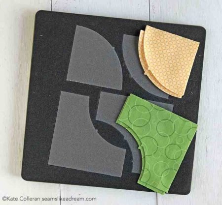 Exploring the Basics: Fabric Die Cutting featured by top US quilting blog and shop, Seams Like a Dream Quilt Designs explains the option of die cutting fabric for your curved pieces for quilting.