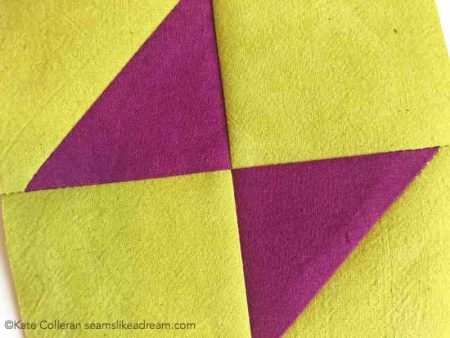 Bonus Quilt Pressing Tip: the Rotate Pressing Technique featured by top US quilting blog, Seams Like a Dream Quilt Designs, shows you a fun pressing technique to swirl the seams.