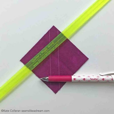 Easy Half Square Triangle Units tutorial featured by top US quilting blog and shop, Seams Like a Dream Quilt Designs.