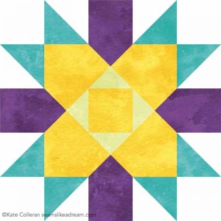 Luminous Quilt Along Project: Block 3  featured by top US quilting blog and shop, Seams Like a Dream Quilt Designs.
