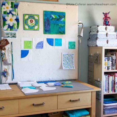 How to Build a Quilt Design Wall (Flannel Board, Bulletin Board