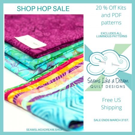 Quilt Shop Hop #4 featured by top US quilting blog and shop, Seams Like a Dream Quilt Designs