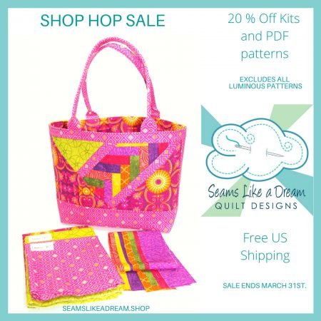 Quilt Shop Hop #2 featured by top US quilting blog and shop, Seams Like a Dream Quilt Designs.