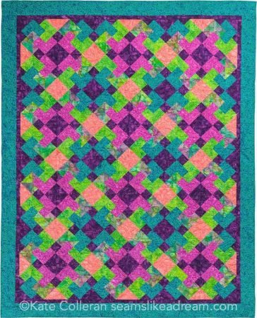 Exploring Quilting Basics: Partial Quarter Square Triangle Block