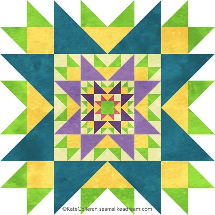 Luminous Quilt Along Project Block 6 - Kate Colleran Designs