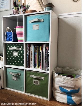 Practical Sewing Room Organization Tips for May featured by top US quilting blog and shop, Seams Like a Dream Quilt Designs