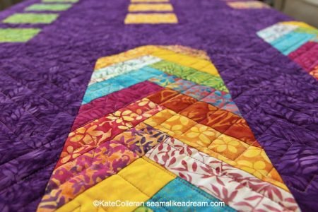 Tropical Terrace: a New Braid Quilt Pattern, featured by top quilting blog, Seams Like a Dream Quilt Designs, releases a new quilt pattern using the Braid Template! 