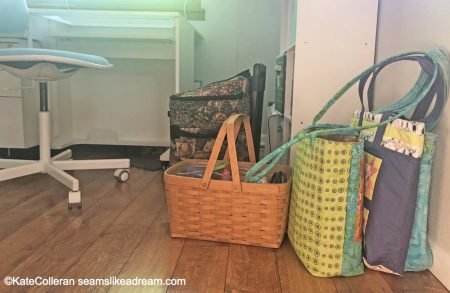 Quilting Studio clean up!, featured by top quilting blog, Seams Like a Dream Quilt Designs, shares how the studio looks weeks after the clean up! 