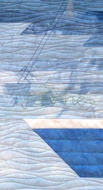 Still You- an art quilt, featured by top US quilt blog, Seams Like a Dream, shares an art quilt from the book Our Story.