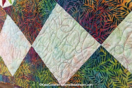 New Quilt Pattern: Tropical Sky, a Pieced Star Quilt featured by top US quilting blog and shop, Seams Like a Dream Quilt Designs