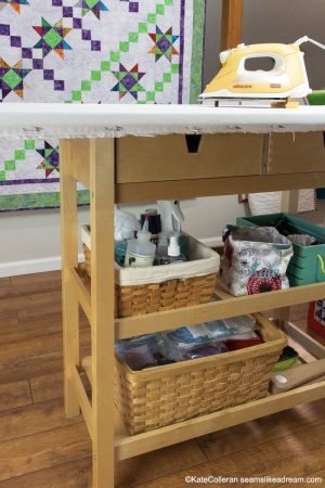 5 Tips on Organizing your Sewing Room featured by top US quilting blog and shop, Seams Like a Dream Quilt Designs.
