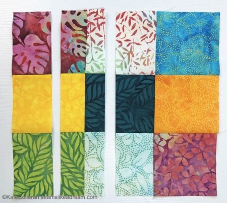 Quilting Basics: 9 Patch Block featured by top US quilting blogger, Seams Like a Dream Quilt Designs