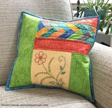Kismet Thread Project with Aurifil Thread, to US quilting blog, Seams Like a Dream Quilt Designs, shares her project using the thread!