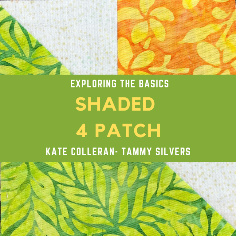 Exploring Quilting Basics: How to Make a Shaded Four Patch Quilt Block
