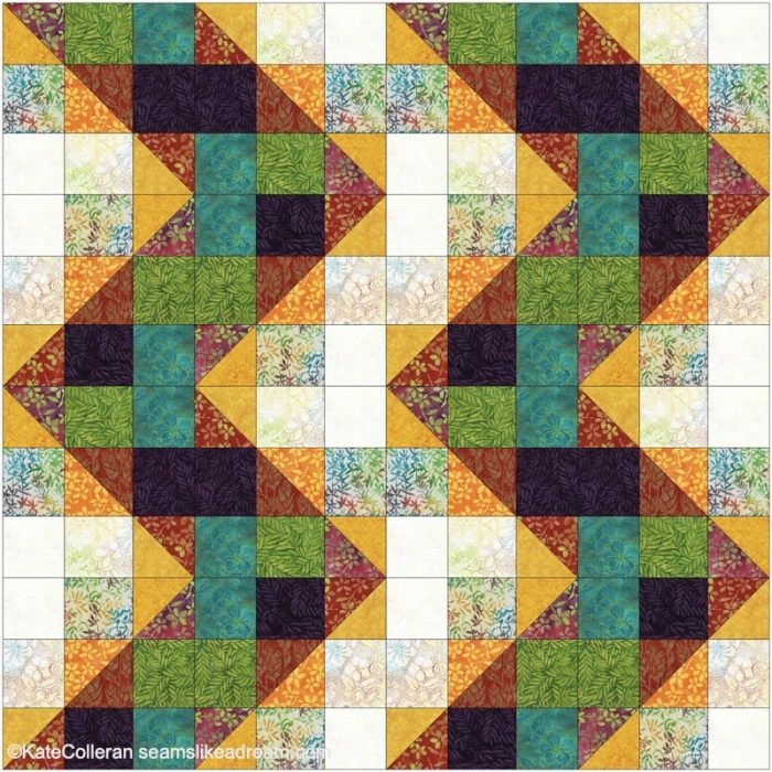 Nine Patch Quilt Block Tutorial - Kate Colleran Designs