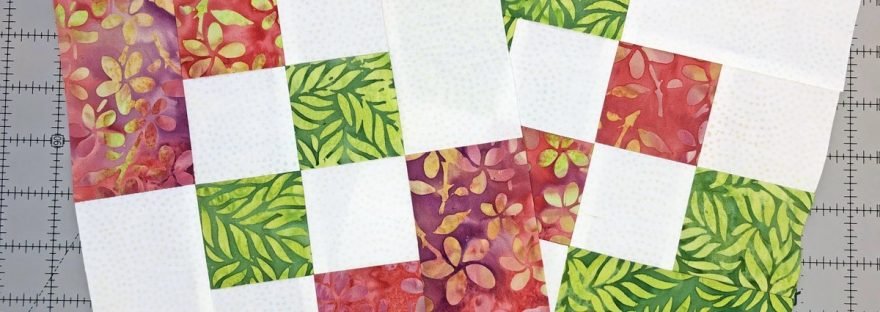 Disappearing 4 Patch Block tutorial featured by top US quilting blogger, Seams Like A Dream Quilt Designs.