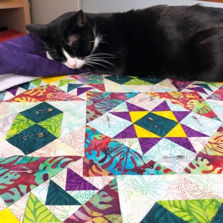 Quilter's Color Play Challenge Quilt featured by top US quilting blogger and shop, Seams Like a Dream Quilt Designs