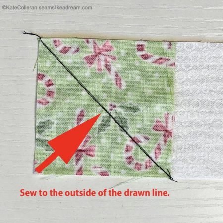 Exploring Quilting Basics: How to Do the Stitch and Flip Technique, from top US quilting blog and shop, Seams Like a Dream Quilt Designs.