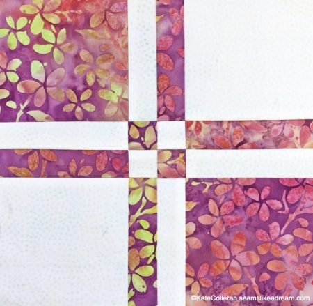 Disappearing 4 Patch Block tutorial featured by top US quilting blogger, Seams Like A Dream Quilt Designs.