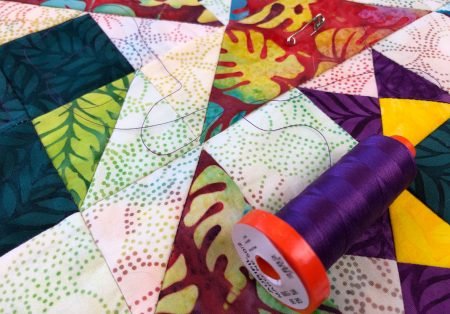 Quilter's Color Play Challenge Quilt featured by top US quilting blogger and shop, Seams Like a Dream Quilt Designs