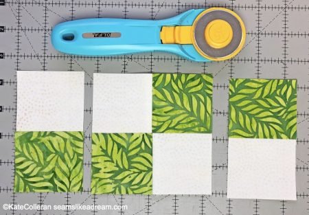 Disappearing 4 Patch Block tutorial featured by top US quilting blogger, Seams Like A Dream Quilt Designs.