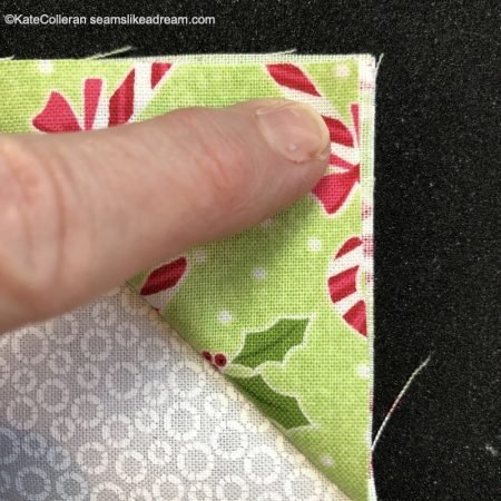 Exploring Quilting Basics: How to Do the Stitch and Flip Technique, from top US quilting blog and shop, Seams Like a Dream Quilt Designs.