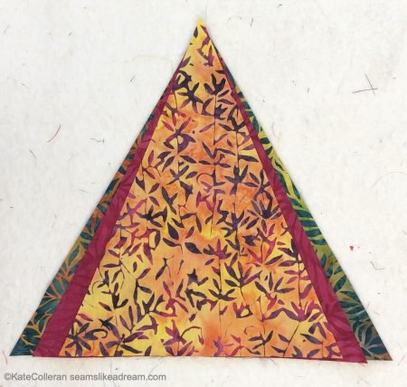 Seams Like a Dream Quilt Designs, a top US quilting blog and shop shares A Quilter's Alphabet- E is for Equilateral Triangle
